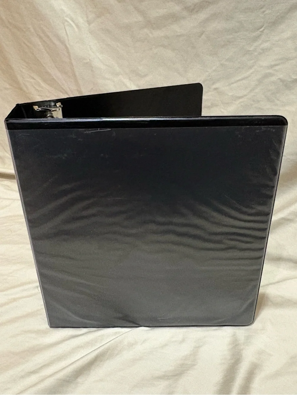 Set of 4 - Black & White 3-Ring Binders - 2.5”- 4”